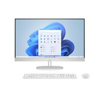 Sobremesa All-in-One HP 27-cr0136ns PC, I5-1335U, 8GB SDRAM, 512GB SSD, Windows 11 Home, 27" FHD, Blanco caracola