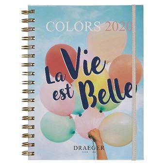 Agenda Draeger 2020 Grande en espiral - Happy - 1