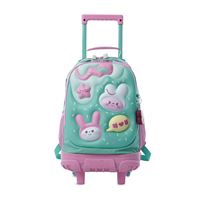 Mochila escolar Totto con ruedas Bunny Pump M