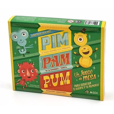 Juego de mesa pim pam pum