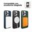 Funda magnética 4-ok Magsafe Verde + Protector de vidrio templado para iPhone 15 Pro Max