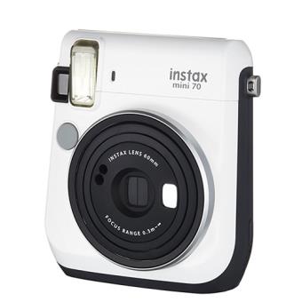 Cámara instantánea Fujifilm Instax mini 70 blanca + Carga