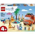 Lego bluey 11202 excursión familiar a la playa de bluey