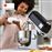 Robot de cocina - Kenwood kMix KMX750BK, Amasadora de repostería, 1000 W, Bol de 5L, Negro