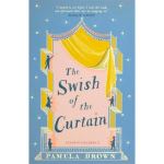 The swish of the curtain-blue door