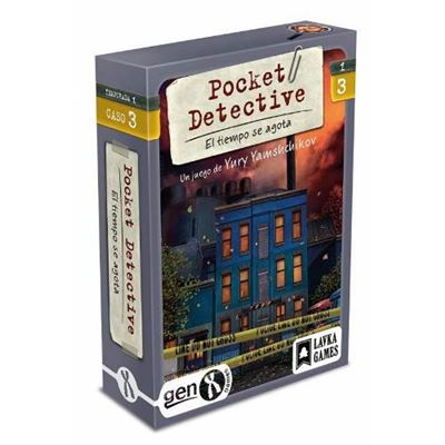 Juego de cartas pocket detective: temporada 1 caso 3 el tiempo se agota