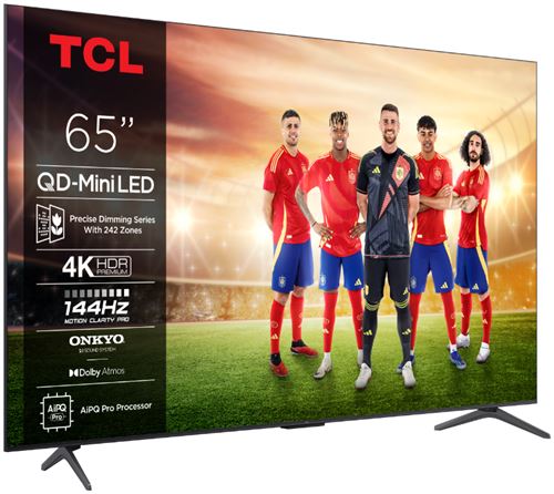 Tv 65" Qled-mini Led Tcl 65c6k 4k Uhd Smart Tv