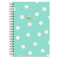 Cuaderno Charuca Topos Punteado Verde Menta L