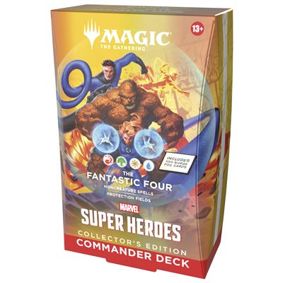 Magic the gathering marvel super heroes commander deck collector the fantastic four