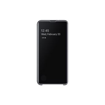 Funda Samsung Clear View Negro para Galaxy S10e