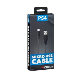 Cable de carga Indeca para mando PS4