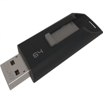 Pendrive Emtec C450 64GB Memoria USB 2.0 Gris