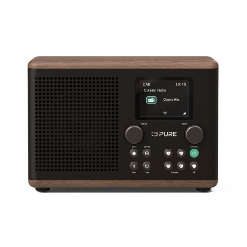 Radio Bluetooth Pure Classic H4 Dab+ Coffee Negro/nogal