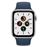 Apple Watch SE 44mm GPS Caja de aluminio en plata y correa deportiva Azul abismo