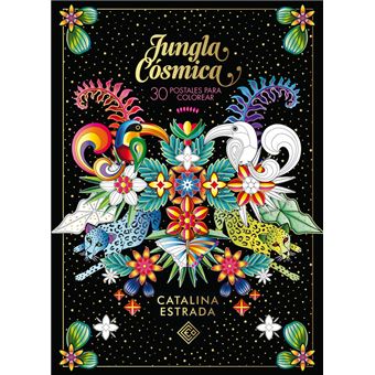 Jungla Cósmica: 30 postales para colorear