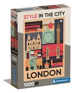 Clementoni puzzle 1000 piezas style in the city london