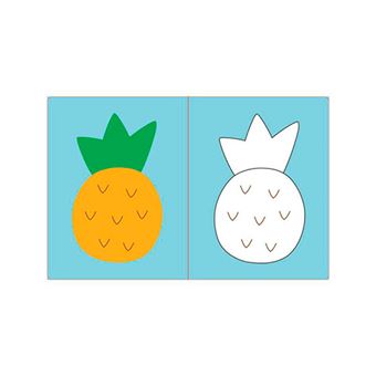 Frutas-mi primer libro para colorea