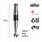 Batidora de mano - Braun Minipimer 9 MultiQuick MQ9135XI, SmartSpeed, 0.6 l , 4 Accesorios, Picadora, Inox