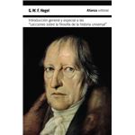 Introducción general y especial a las " Lecciones sobre la filosofía de la historia universal "