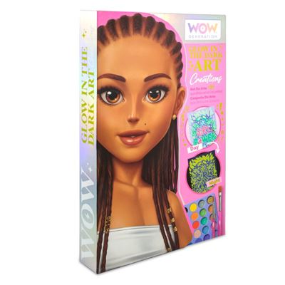 Set artístico glow in the dark activity pad wow