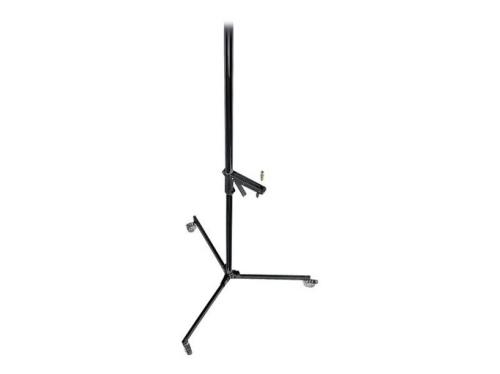 Man Pie Estcon Ruedas Columna Negro