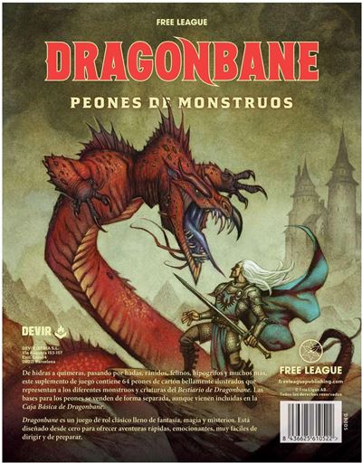 Dragonbane bestiario: peones de monstruos