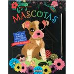 Mascotas. Dibujos para raspar y colorear