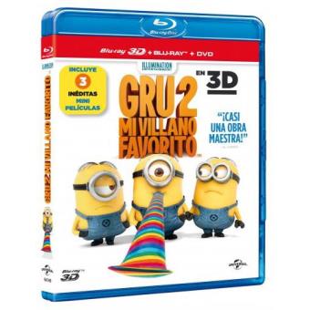 Gru 2, mi villano favorito - Blu-Ray + 3D + 2D + DVD