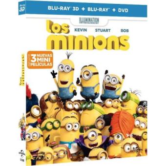 Los Minions - Blu-Ray + Blu-Ray 3D + DVD