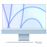 iMac con Pantalla Retina 4.5K 24'' M1 8C/8C 8/256GB Teclado numérico Azul