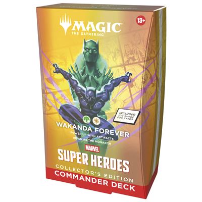 Magic the gathering marvel super heroes commander deck collector wakanda forever