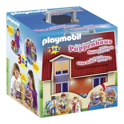 Playset Casa De muñecas en modelo 5167 playmobil. playmobil5167 multicolor miscelanea modern house transportable edad 4 129