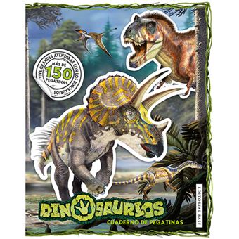 Dinosaurios-cuaderno de pegatinas
