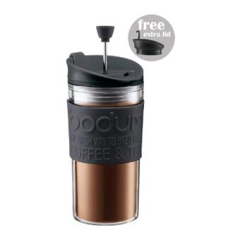 Bodum Travel Press Embolo 0,35L. Color Negro