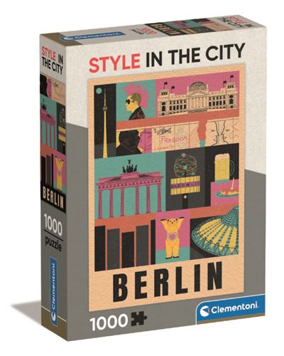 Clementoni puzzle 1000 piezas style in the city berlin
