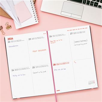 Agenda Anual 2023 Takenote A6 Semana Vista Pocket Wire-O Miley - Agenda