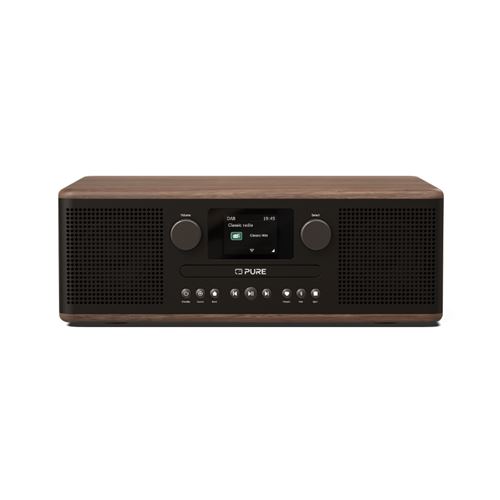 Radio Pure Classic C-d6 Dab Coffee Negro/nogal