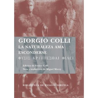 La naturaleza ama esconderse