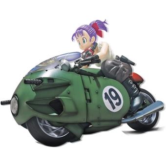 Figura Model Kit Dragon Ball Bulma Variable n19 Motorcycle 16cm - 1