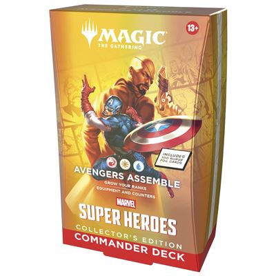 Magic the gathering marvel super heroes commander deck collector avengers assemble