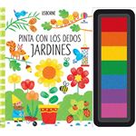 Jardines-pinta con los dedos
