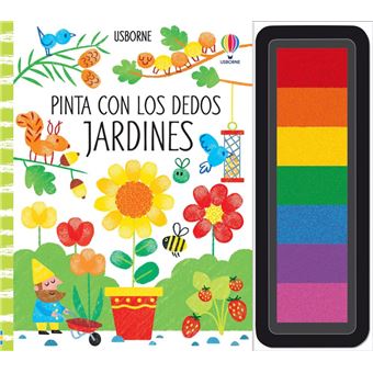 Jardines-pinta con los dedos