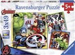Ravensburger Puzzle Disney Los Vengadores 3X49 Piezas