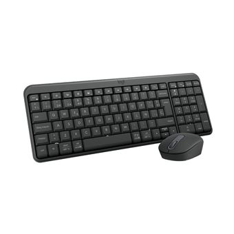 Combo Teclado + Ratón inalámbrico Logitech MK250 Grafito