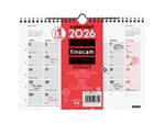 Calendario Pared Escribir Finocam Neutro Ene-dic 2026 S - 210x150 Mm Mes Vista Catalán