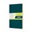 Libreta Moleskine Volant Journals Large rayada verde pino/amarillo limón_0