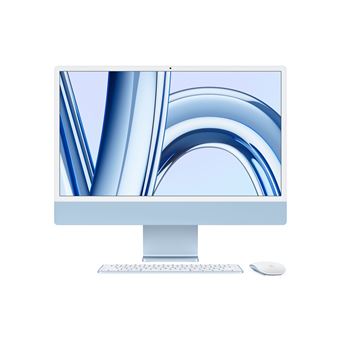 iMac con Pantalla Retina 24'' 4,5K M3 CPU 8, GPU 8, 8GB RAM, 256GB SSD, Azul