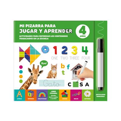 Default Constructor Mi Pizarra Para Jugar Y Aprender 4 Años - Varios Autores (Autor)