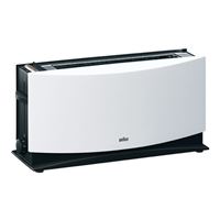 Tostador Braun HT 500 Blanco