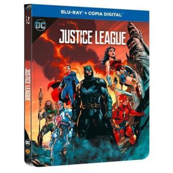 Liga de la Justicia - Steelbook Blu-Ray - DC Ilustrado